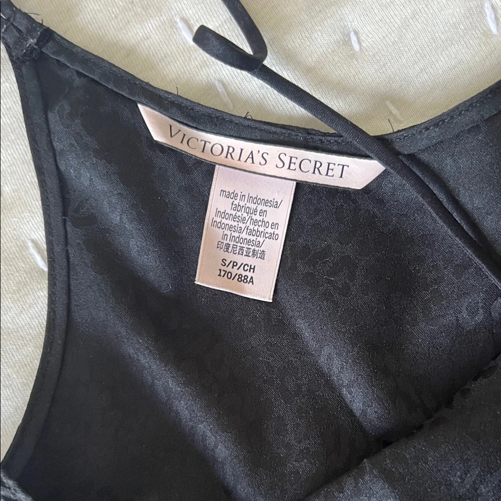 Victoria's Secret Black Satin Pajama Set - Picture 4 of 7